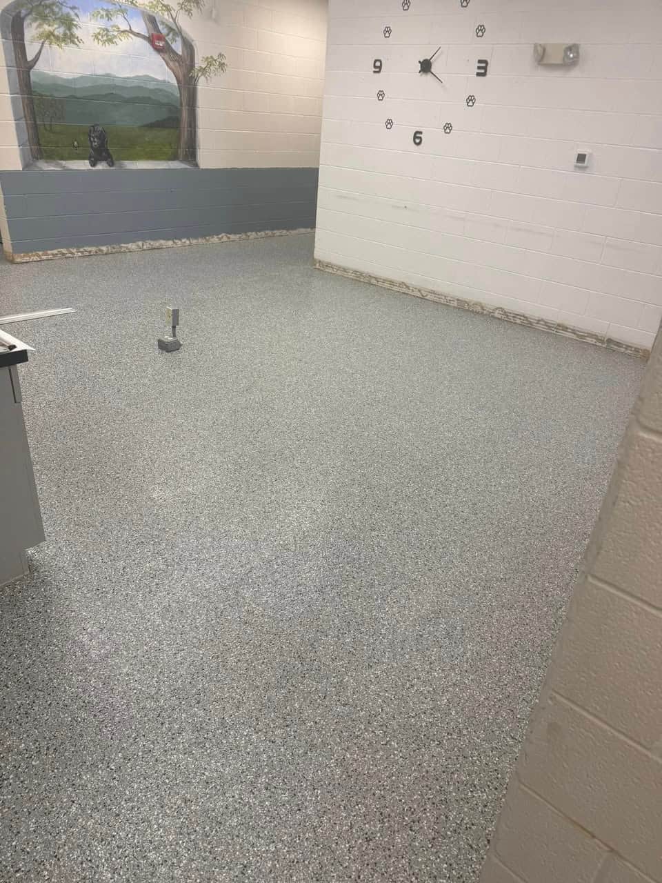 Garage floor project 16