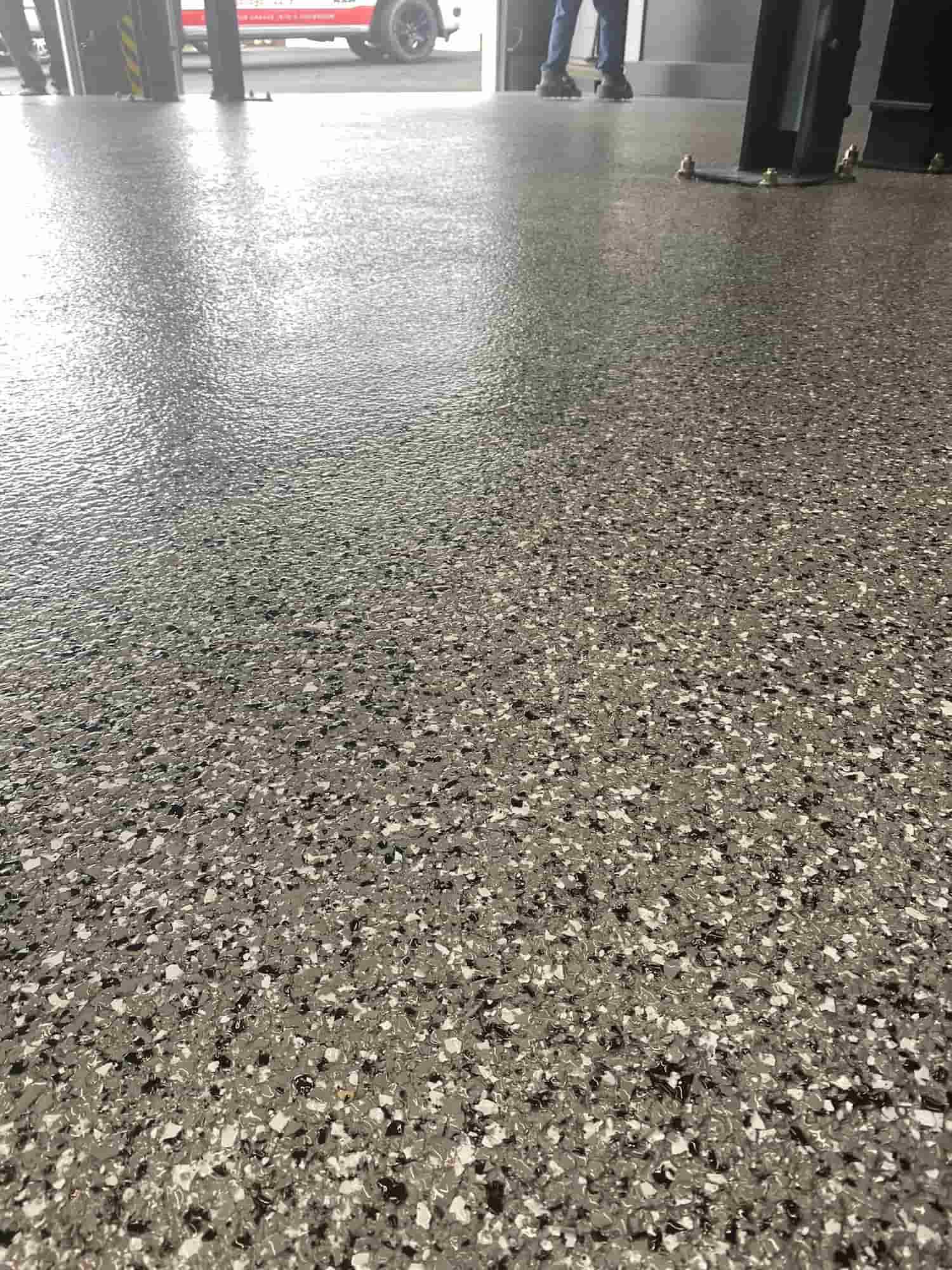 Garage floor background