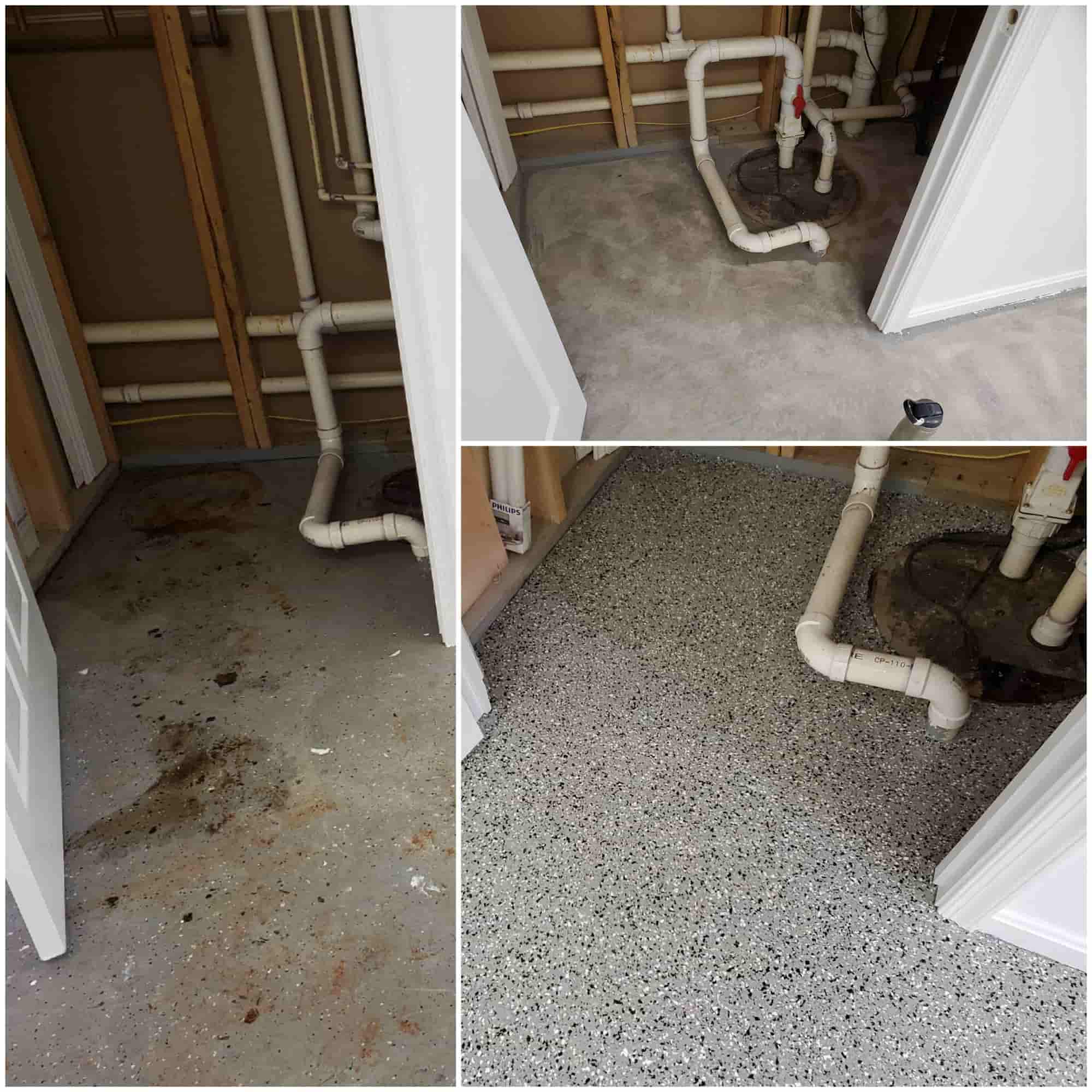 Garage floor project 29