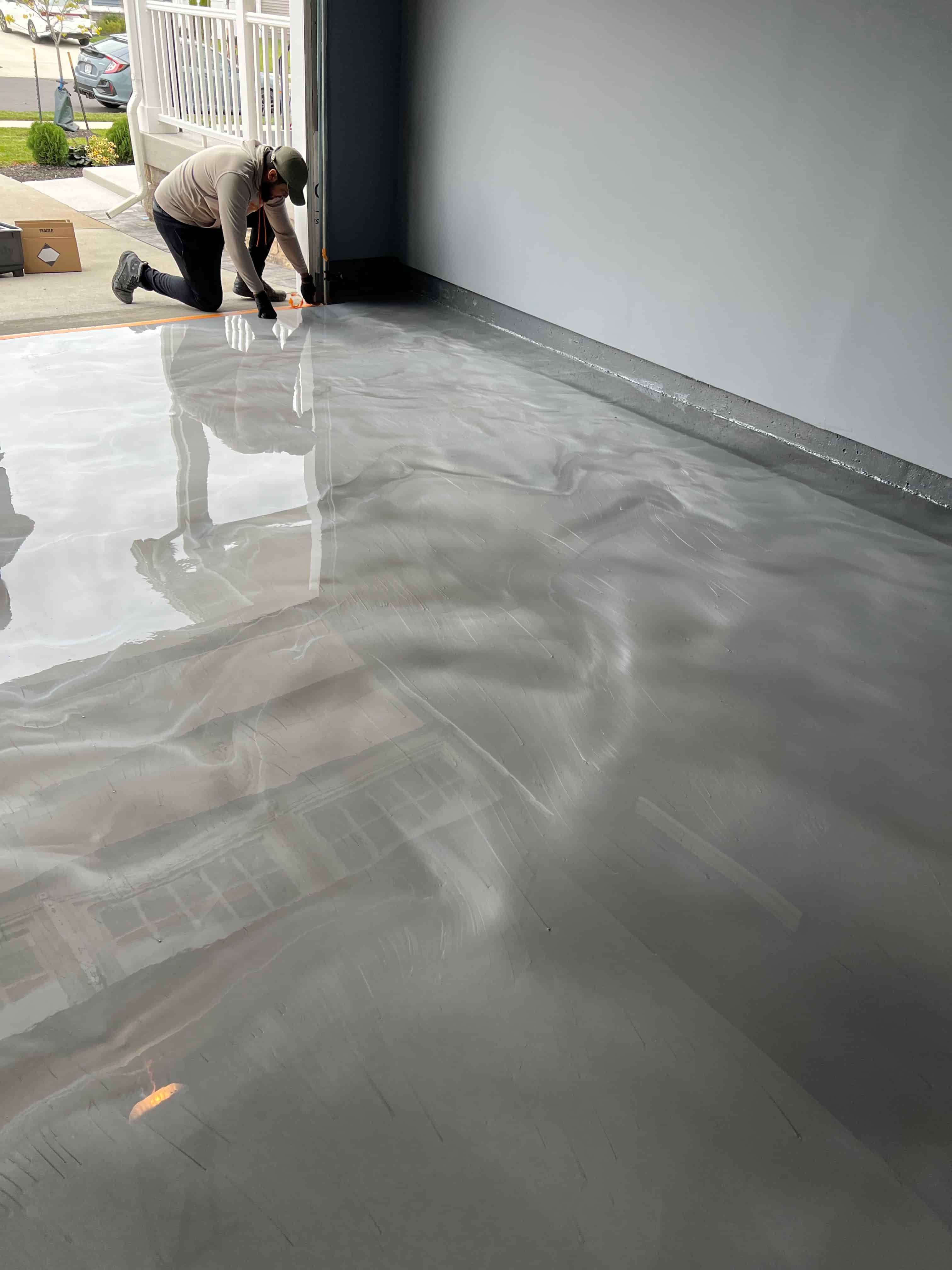 Garage floor project 5