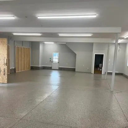 Beautiful garage floor
